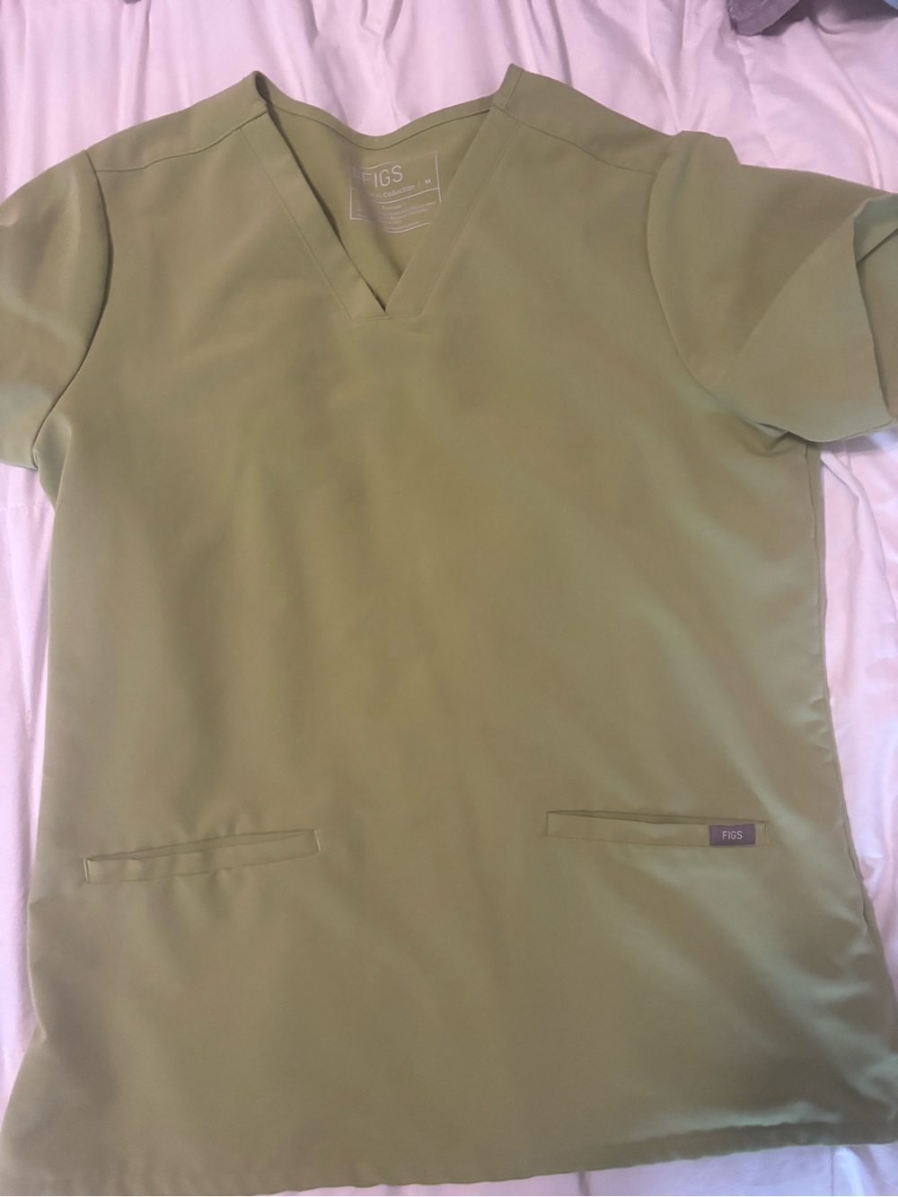 Fig scrub top- Matcha - Picture 3 of 3